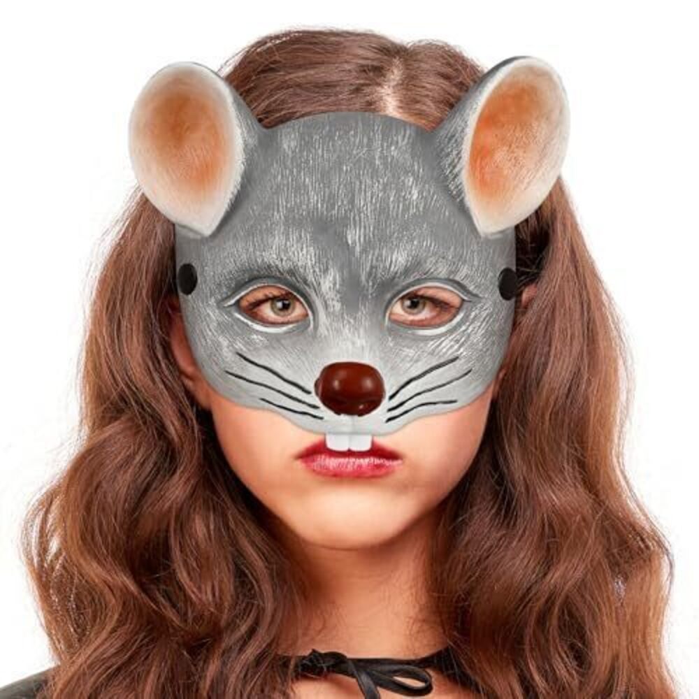 7923 Carnival 3D Mouse Mask Rat Half Face Masks for Halloween Masquerade